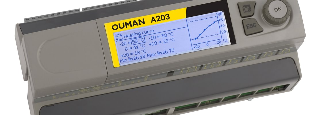 Ouman A203 – Išmanus sprendimas efektyviam šildymo valdymui