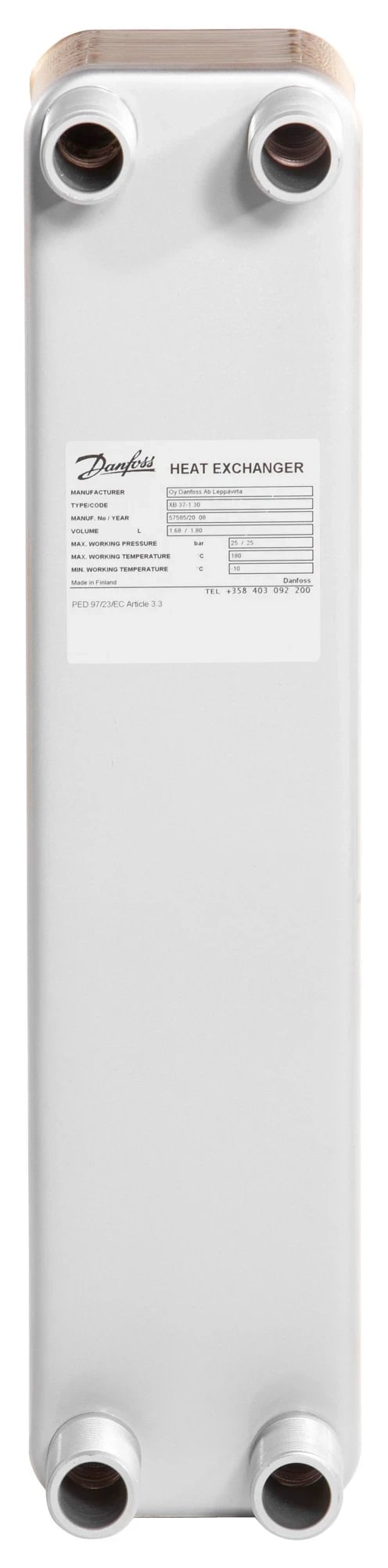 Danfoss XB37H-1 10 heat exchanger