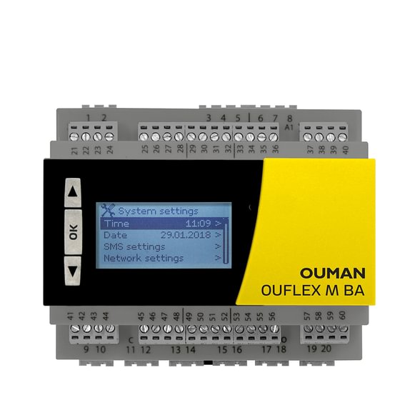 Ouman C202L – universalus 1-2 kontūrų šildymo ir BKV valdiklis (Rubisafe, Danfoss ECL, Enco control, Siemens ir k.t.)