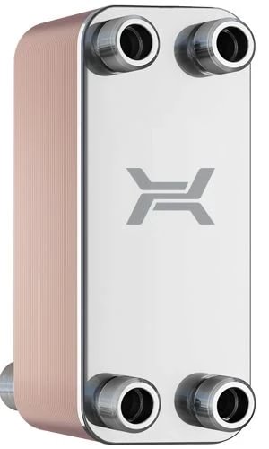Hexonic LB31-70H-2S-1 2-pass lituotas plokštelinis šilumokaitis, 1", 70 plokštelių, PN 30