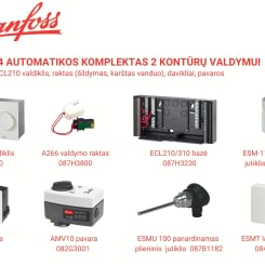 Danfoss ECL Comfort 210 komplektas