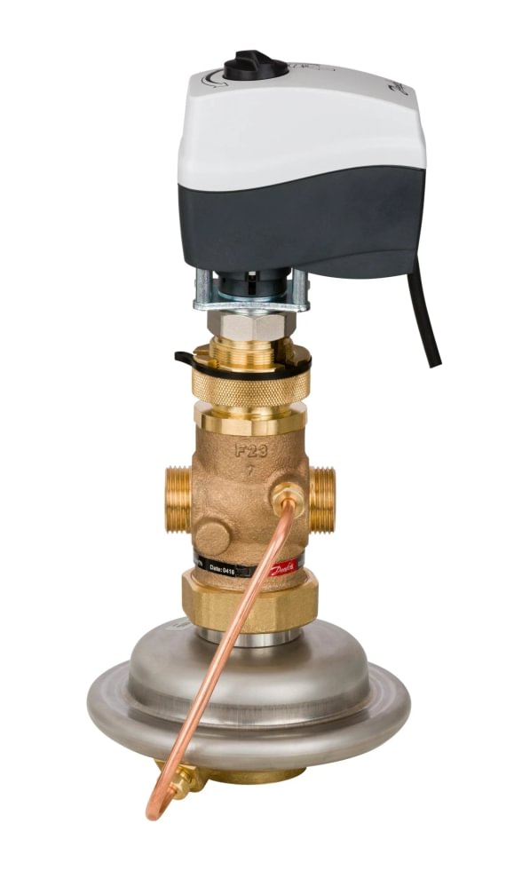 Danfoss AMV 150 precision electric actuator, 230 V, 250 N, 24 s/mm, 5 mm stroke