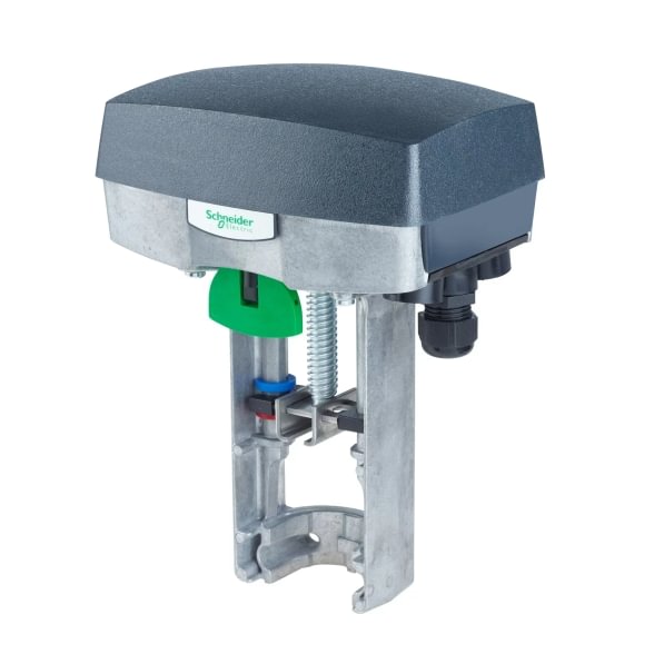 Schneider Electric SpaceLogic M400 electric linear actuator, 400 N, 0-10 V, 24 V AC/DC, up to 32 mm stroke