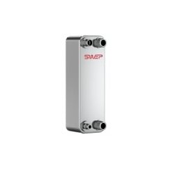 SWEP B12x40/1P lituotas plokštelinis šilumokaitis, 1 1/4" NPT / G 1 1/4", 40 plokštelių, PN 30