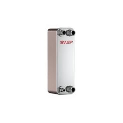 SWEP B16x53x52/2S lituotas plokštelinis šilumokaitis, 1 1/4" NPT / G 1 1/4", 53+52 (105) plokštelių, PN 30