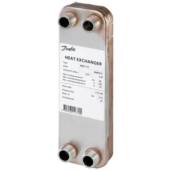 Danfoss XB12M-1 30 CoResist lituotas plokštelinis šilumokaitis, G 1¼", 30 plokštelių, PN 25