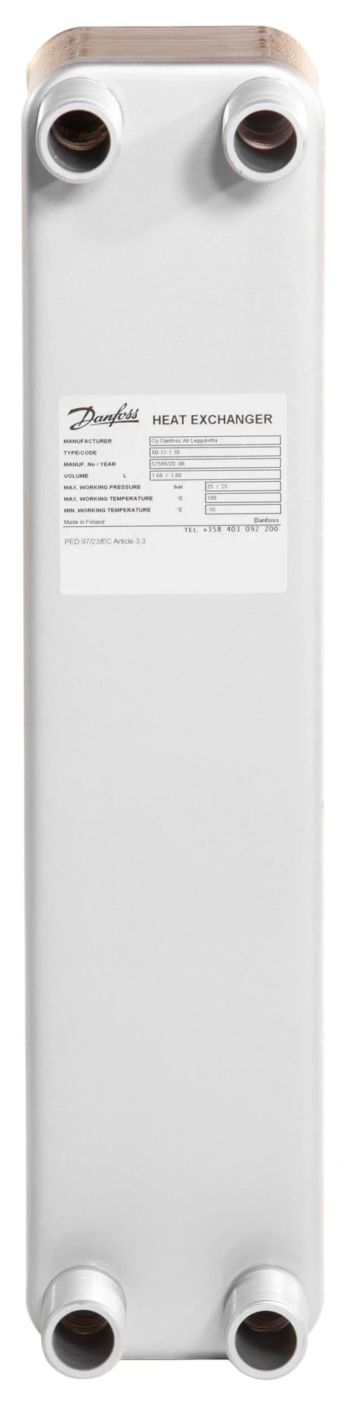 Danfoss XB 37H-1 60 lituotas plokštelinis šilumokaitis