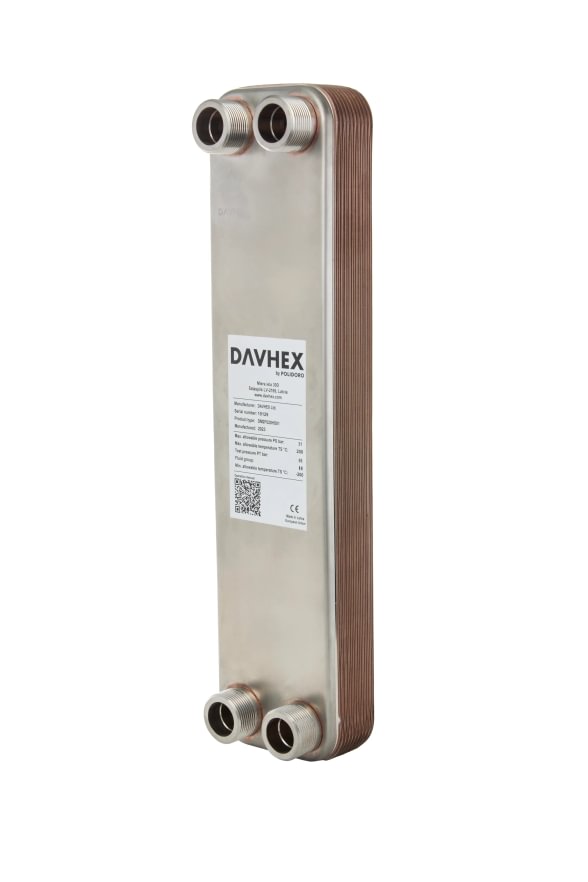 Davhex DM2F080ML21 25U/32U brazed plate heat exchanger