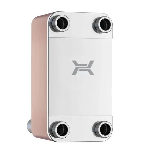 Hexonic LC110-100-2S-2 lituotas plokštelinis šilumokaitis, 100 plokštelės, PN 25