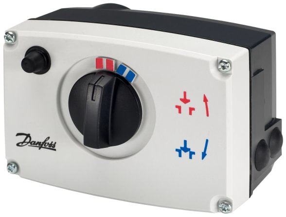 Danfoss AMV 30 greitaeigė elektrinė pavara dvieigiams ir trieigiams vožtuvams, 230 V, 450 N, 3 s/mm