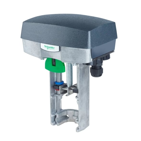 Schneider Electric SpaceLogic M400 electric linear actuator, 400 N, 0-10 V, 24 V AC/DC, up to 32 mm stroke