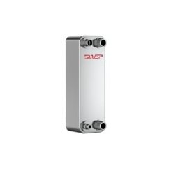 SWEP B12x40/1P lituotas plokštelinis šilumokaitis, 1 1/4" NPT / G 1 1/4", 40 plokštelių, PN 30