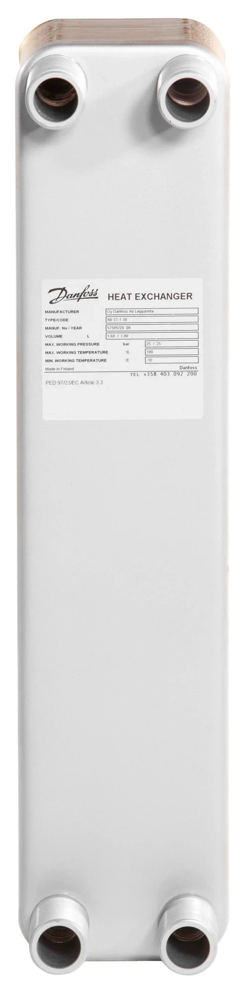 Danfoss XB 37H-1 50 lituotas plokštelinis šilumokaitis
