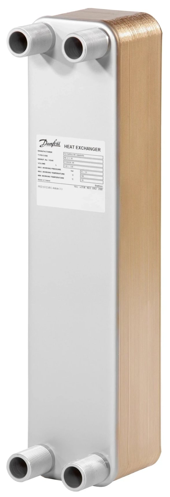 Danfoss XB 37H-1 50 lituotas plokštelinis šilumokaitis
