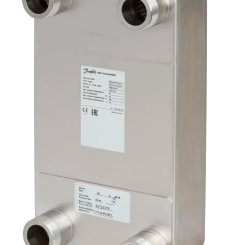 Danfoss XB52M-2 70/70 2-pakopis lituotas plokštelinis šilumokaitis, G 2", 140 plokštelės, PN 25