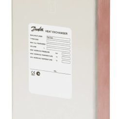 Danfoss XB 12L-2 40/40 CoResist lituotas plokštelinis šilumokaitis, PN 25