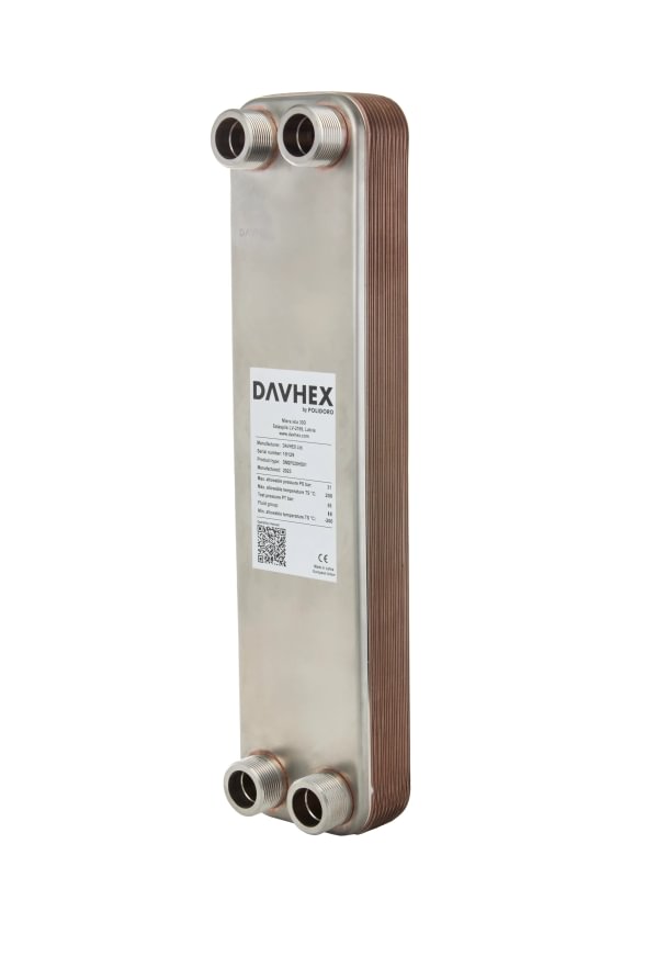 Davhex DM2F140ML21 25U/32U lituotas plokštelinis šilumokaitis